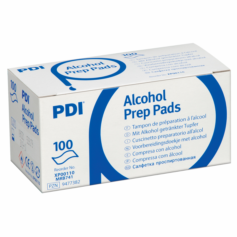 alcohol prep pads sds