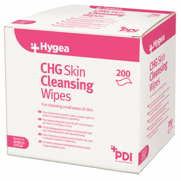 Hygea® CHG Skin Cleansing Wipes Global