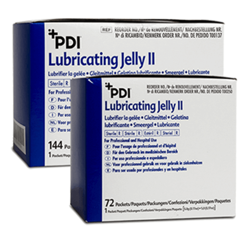 Lubricating Jelly II Packets (72 packet water-soluble lubricating jelly)