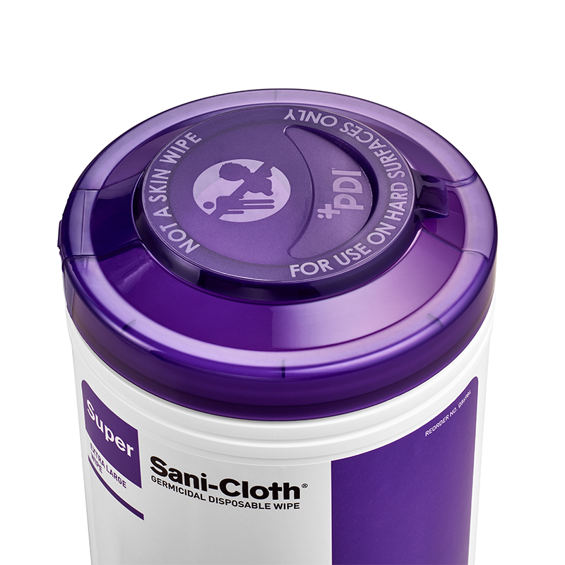 Industrial Purple Heavy-Duty Degreasing Wipes (65 Wipes per Canister)