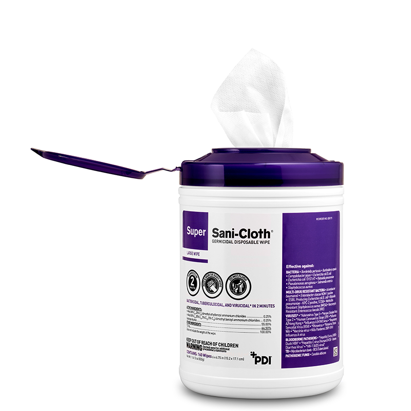 Super Sani-Cloth® Germicidal Disposable Wipe - PDI Healthcare