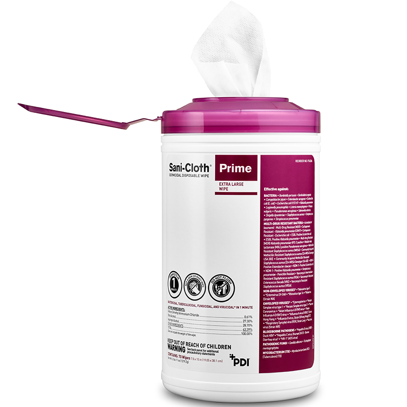 Sani-Cloth® Prime Germicidal Disposable Wipe - PDI Healthcare