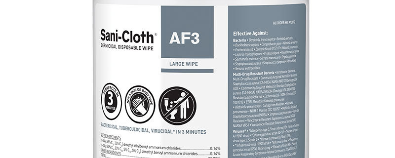 <strong>Sani-Cloth®</strong> AF3 Germicidal Disposable Wipe