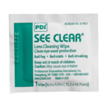 See Clear Lens Cleaning Wipes Front Label