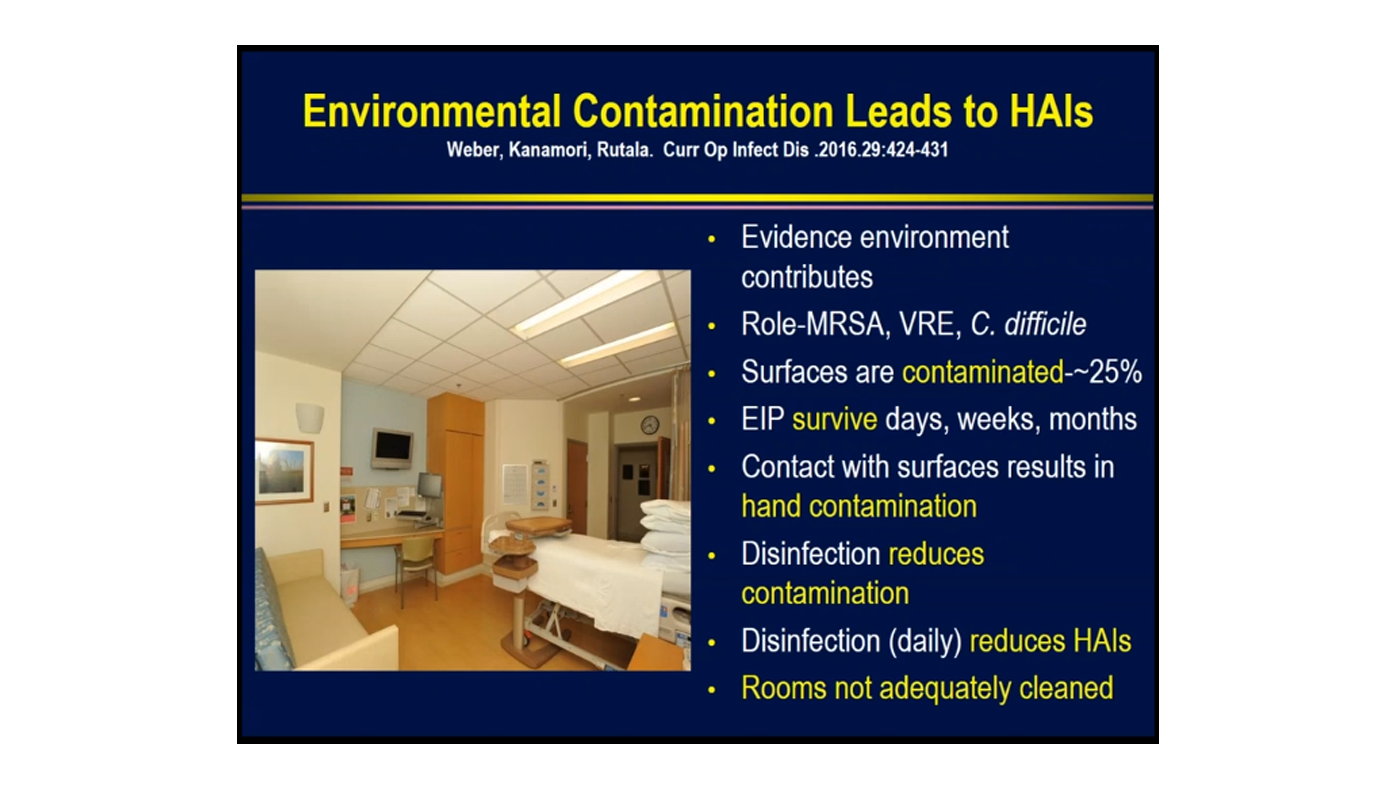 Role Of Hospital Surfaces In Disease Transmission Will Use Of A Continuously Active Disinfectant Reduce Microbial Contamination Pdi Healthcare