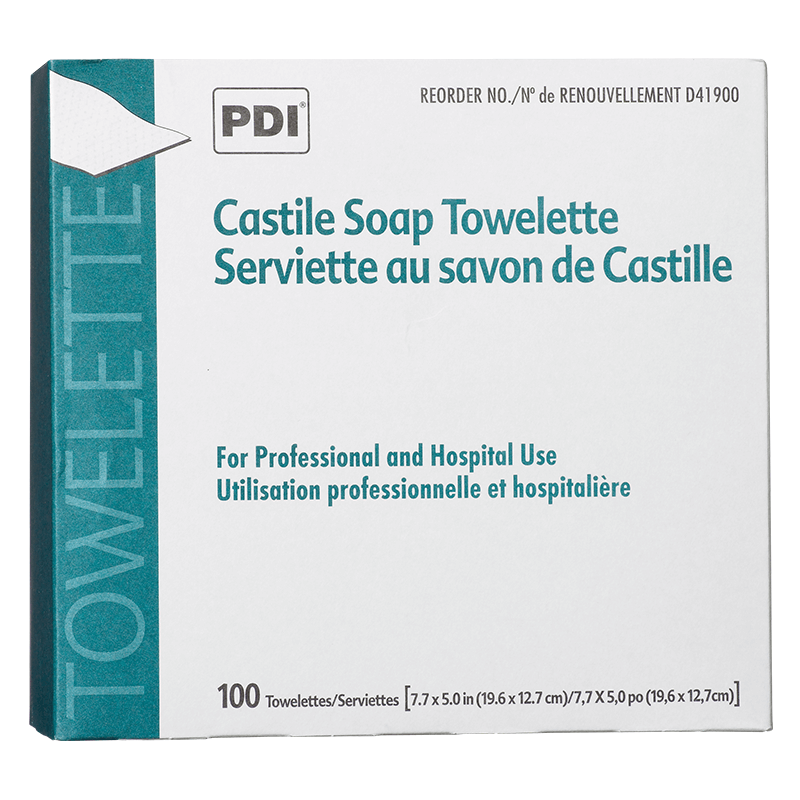 Castile Soap Towelette (100 towelette container)